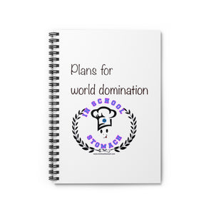 Plans for World Domination notebook