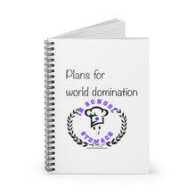 Load image into Gallery viewer, Plans for World Domination notebook
